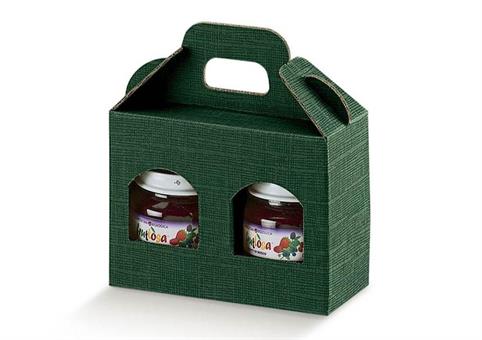 PORTAVASETTI 2 FORI cm.17x8x9 SETA Verde