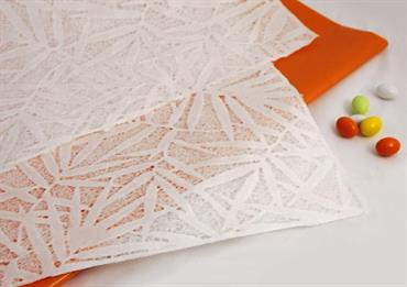 CARTA BAMBOO traforata - Cm.94x64