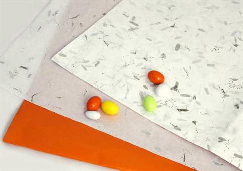 CARTA RISO + FOGLIE - Cm.93x63