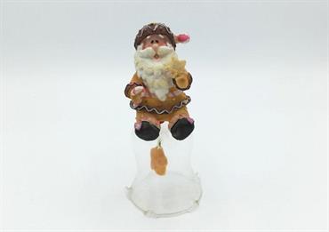 CAMPANA con PAPA' NATALE cm.12