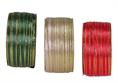 SATEN DOUBLE ROSSO B/ORO mm.6 mt.50