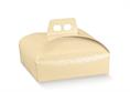 PORTA-TORTA SFERE Crema cm.25x25x7