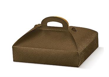 PORTA-PASTE cm.29x21x6 PELLE MARRON