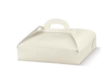 PORTA-PASTE PELLE Bianco cm.39x28x6