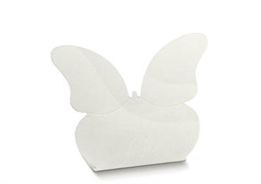 SCAT.FARFALLA Bianca cm.6x4x9