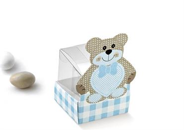 CESTELLO TEDDY BEAR cm.4x4x4,5  CONF.10PZ.