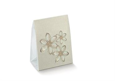 VELA FIORE ricamato cm.7x4x8,5