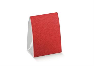 VELA PELLE Rossa cm.7x4x8,5