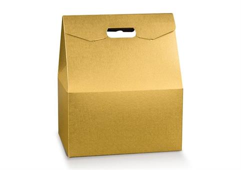 BAULOTTO cm.33x25x39 FIBRA ORO