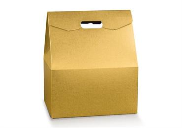 BAULOTTO cm.33x25x39 FIBRA ORO