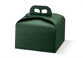 AST.PANETTONE cm.24,5x24,5x13 SETA VERDE
