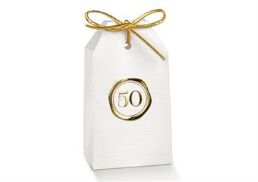TAG cm.5,5x3,5x10 FIBRA Bianco 50 STAMPA CALDO
