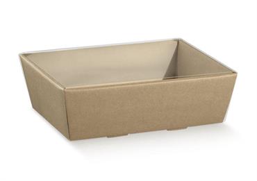 VASSOIO COP. Trasp. AVANA cm.21X21X9