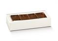 QUADR.+ GUAINA Trasp. cm.12x5x3 SETA BIANCO