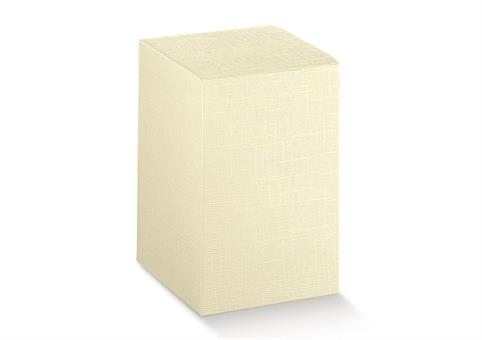 PIEGHEVOLE cm.8x8x11 SETA AVORIO