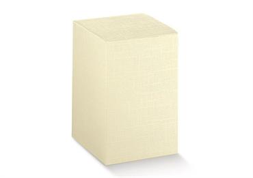 PIEGHEVOLE cm.8x8x11 SETA AVORIO