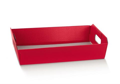CESTO Incollato 40x30x12 FIBRA ROSSA