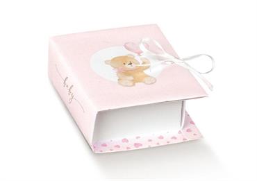 BOOK cm.7x6x3 LITTLE BEAR Rosa