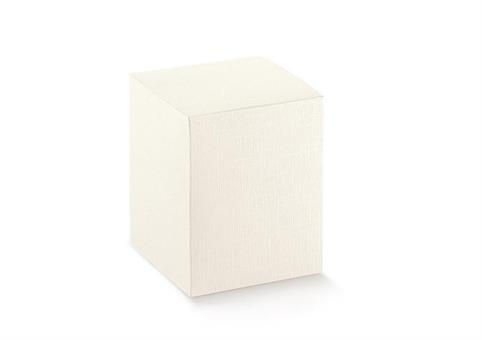 PIEGHEVOLE cm.8x8x11 SETA BIANCO