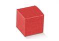 PIEGHEVOLE cm.9x9x9 SETA ROSSO