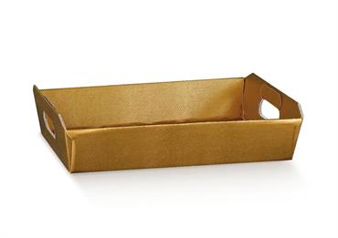 CESTO incoll. cm.35x26x7 SKIN ORO