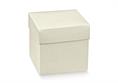 F/C cm.12x12x12 PELLE BIANCO