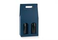 VALIG. 2 bt. cm.18x9x38,5 FIBRA Blu