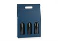 VALIG.+FIN. 3 Bt. cm.27x9x38.5 FIBRA Blu