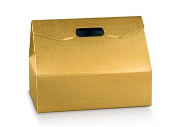 BAULOTTO cm.33,5x23,5x25 FIBRA ORO