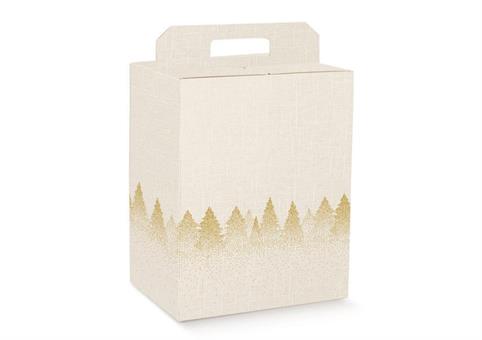VALIG. PANETT.+BOTT. cm.28x20x35  WHITE FOREST