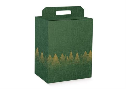 VALIG. PANETT.+ BOTT cm.28x20x35 GREEN FOREST