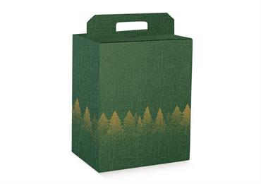 VALIG. PANETT.+ BOTT cm.28x20x35 GREEN FOREST