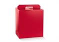 VALIG. PANETT.+ BOTT. 33X25X35 FIBRA ROSSO