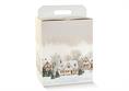 VALIG. PANETT.+ BOTT. cm.33x25x35 CHRISTMAS VILLAGE