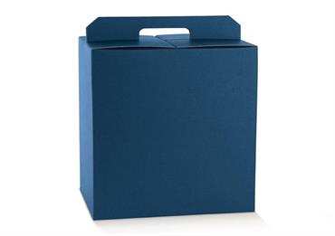 PORTA-PANETT.+ BOTT. cm.43x24x34,5 FIBRA BLU
