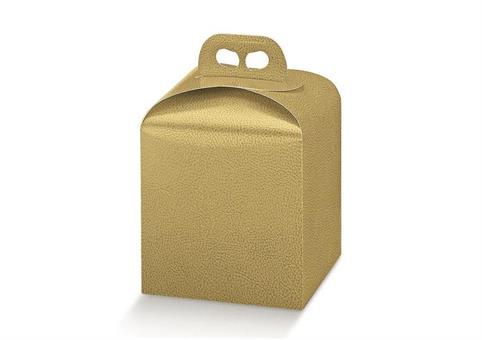 AST.PANETTONE alto SETA ORO cm.20x20x18