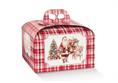 AST. PANETTONE cm.24,5x24,5x13 SANTA'S HOME