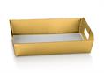 CESTO Incoll. cm.31x22x9 FIBRA ORO
