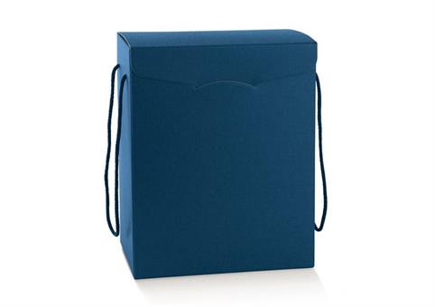 SEGRETO+CORD. cm.28x20x35 FIBRA BLU