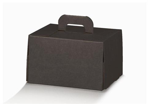 CADEAUX cm.28x20x14 SETA NERO