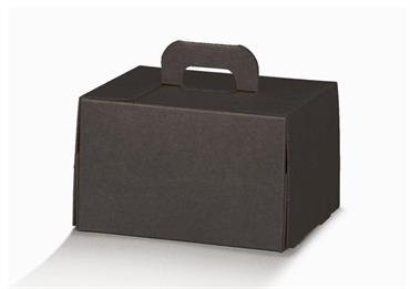 CADEAUX cm.28x20x14 SETA NERO