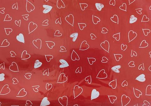 CARTA REGALO CUORI cm.70x100 BUSTA 25 fg.