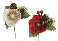 PICK cm.35 ROSE e PIGNE Crema/Rosso