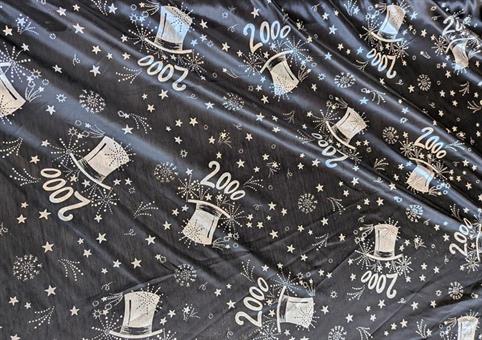 VISCOSA FOLLIE 2000 Blu/Nera