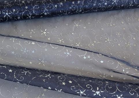 ORGANZA GLITTER cm.70 mt.5