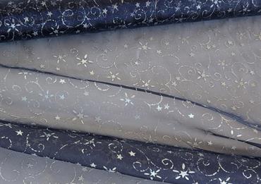 ORGANZA GLITTER cm.70 mt.5