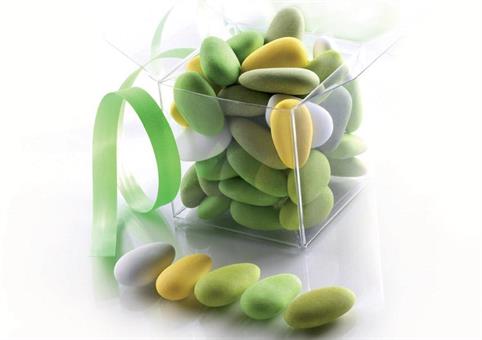 CONFETTO SFUMATO con MANDORLA Verde Kg.1
