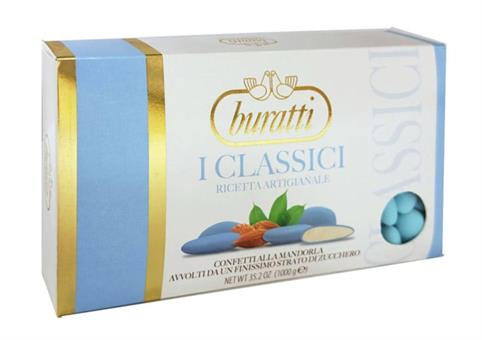 CONFETTO MANDORLA PELATA AZZURRO