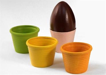 VASETTO CERAMICA Colori vari - Cm.9