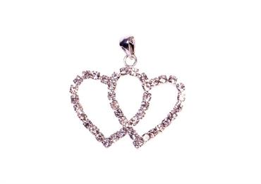 BUSTA PZ.6 CUORE DOPPIO C/STRASS